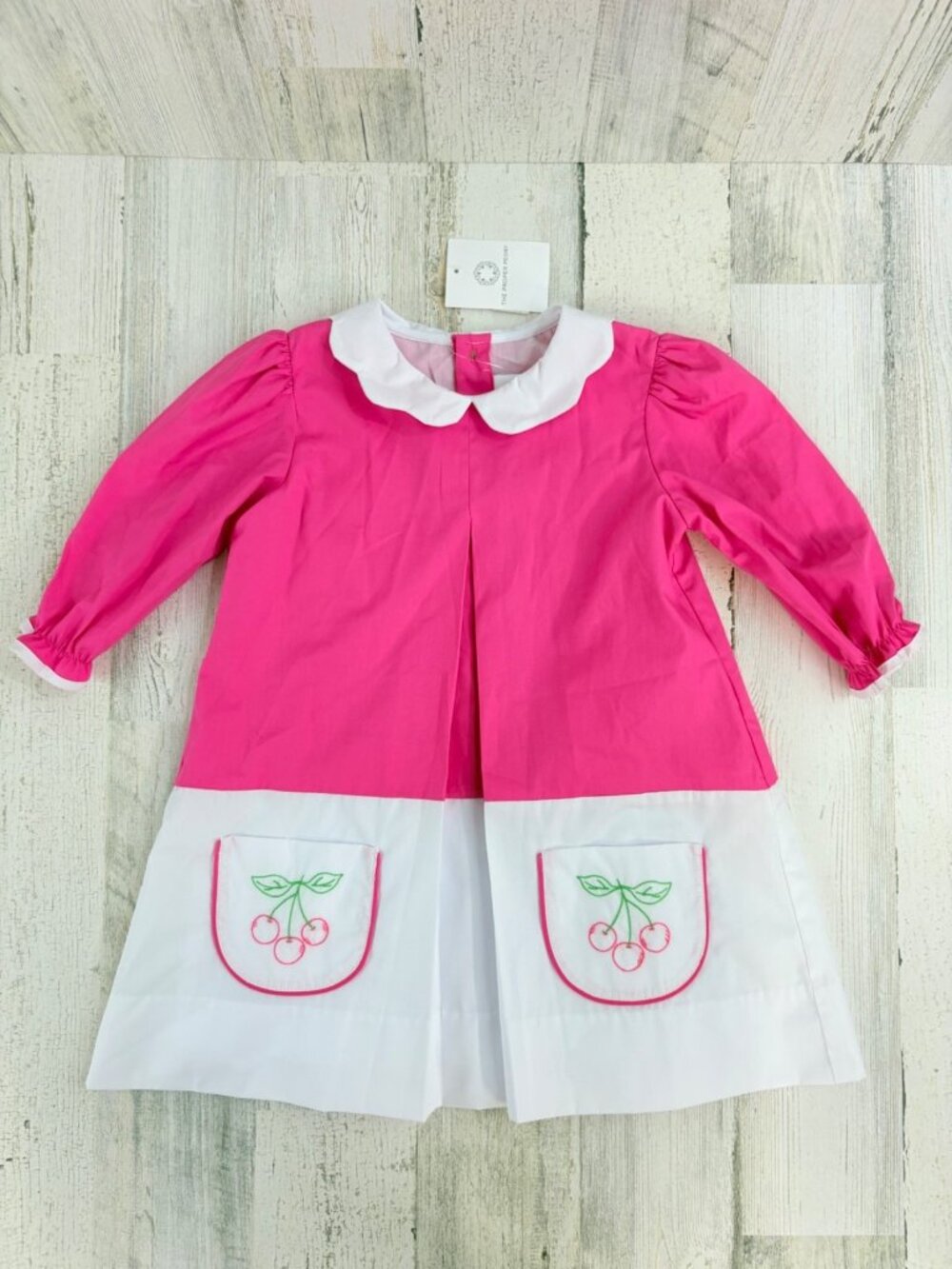 The Proper Peony 3T Girls Cassidy Cherry Dress NWT